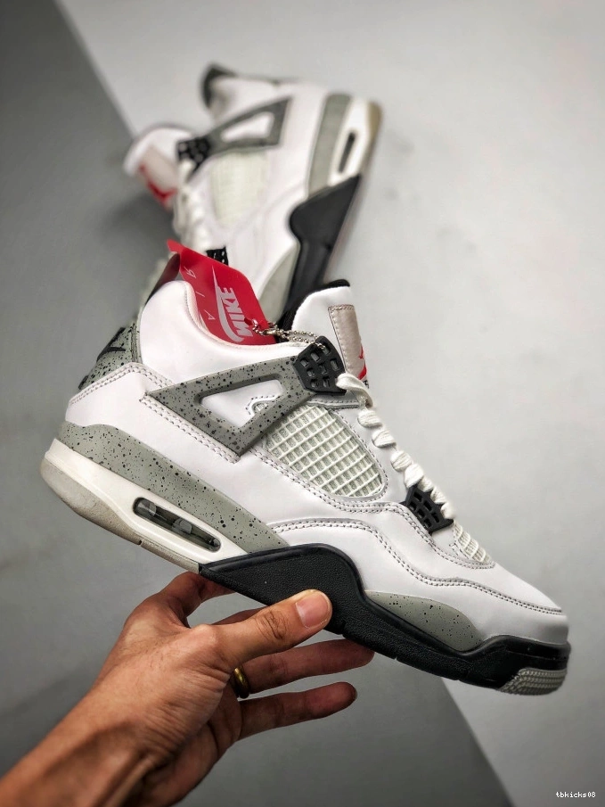 Cheap TBkick Air White Cement 4 Jordan (nike) 840606-192 OG 0816